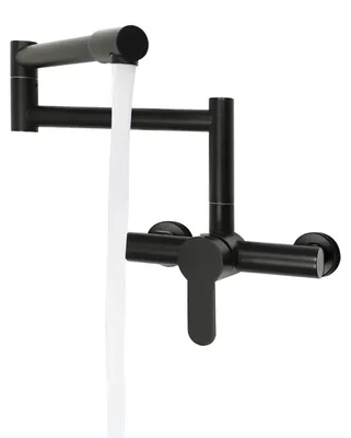 Obrázok produktu pre Kúpeľňová batéria, otočná o 360°, ovládanie jednou pákou, čierna, veľkosť L