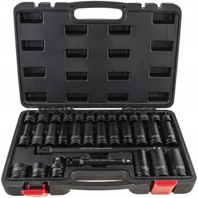 Produktbild von Vorfal V088136 Schlagschrauber-Stecknuss-Satz 1/2" 33-teilig