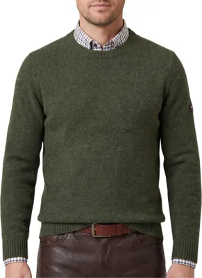 Produktbild von Camel Active Pullover grün meliert gestrickt 100% Polyester