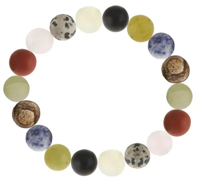 Multicolor-Armband-aus-echten-Steinen