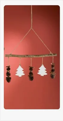 Produktbild von Holz Weihnachts Hängedeko 1 Hänger Motiv sortiert
