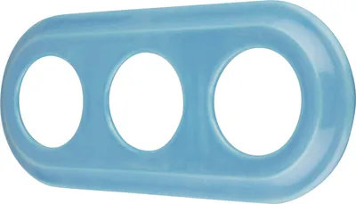 Immagine prodotto di Cornice retrò in porcellana 3-fold I PR1 blu