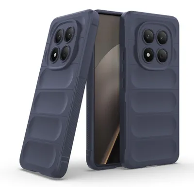 Produktbild von Handy Hülle für Xiaomi Redmi Note 15 Pro Grip Case Cover Schutzhülle Softgrip Farbe: Dunkelblau
