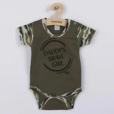 Immagine prodotto di Body a maniche corte per neonata New Baby Army, taglia 80 (9-12 mesi)