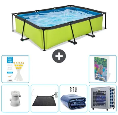 Imagen del producto de Piscina rectangular para exteriores - 300x200x65 cm - 5 piezas - Modelo S216
