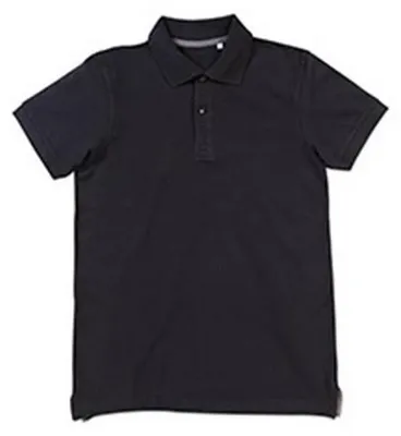 Produktbild von Stedman Herren Henry Polo, Baumwolle LT841 (S) (Schwarz)