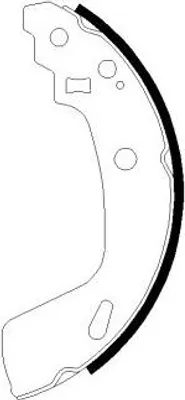 Produktbild von TEXTAR Bremsbackensatz Trommelbremse Hinten für SUZUKI SWIFT IV (FZ, NZ) 200mm 91082200