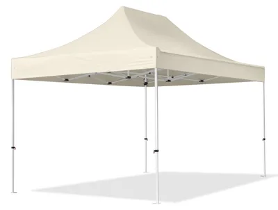 Produktbild von TOOLPORT 3x4,5m Stahl Faltpavillon, ohne Seitenteile, creme
