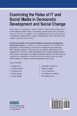 Produktbild von Examining the Roles of IT and Social Media in Democratic Development and Social Change