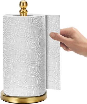 Produktbild von Küchenrollenhalter Gold, beschwerte Basis, für Küche