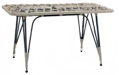 Produktbild von Couchtisch Terrasse Design Tische Möbel Tisch Luxus Beistelltisch Rattan Modern