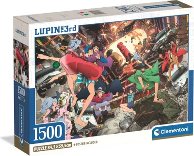 Immagine prodotto di Puzzle CLE 1500 Compact Lupin III 31749