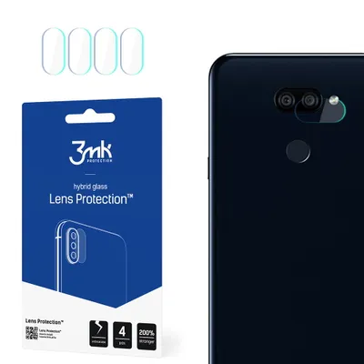 Produktbild von 3mk Hybridglas Lens Protection für LG K40S Kamera Objektiv Kameralinse 0,16mm 6H (4 Stück)