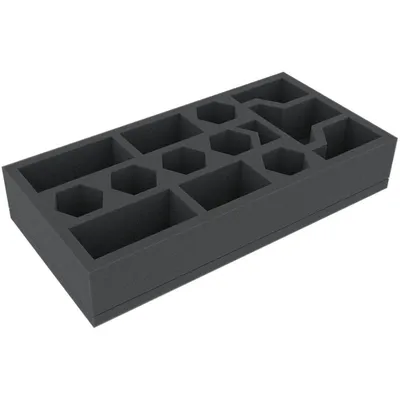 Obrázek produktu pro Pěnová vložka 285 × 142 × 50 mm, 14 přihrádek na stolní hry