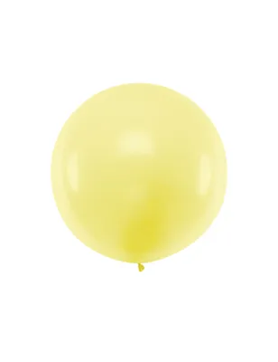 Image de Ballon géant en latex jaune 1 m