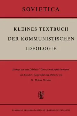 Produktbild von Kleines Textbuch Der Kommunistischen Ideologie