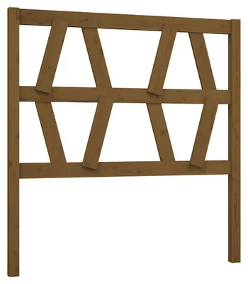 Produktbild von vidaXL Kopfteil Honigbraun 81x4x100 cm Massivholz Kiefer