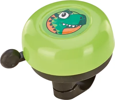 Obrázek produktu pro Rukojeti na dětské kolo - Motiv dinosaura - Zelené - Pro řídítka o průměru 22 mm
