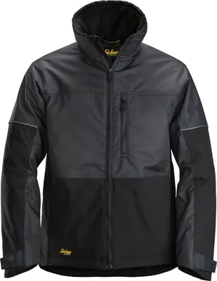 Produktbild von Snickers AllroundWork Winter Arbeitsjacke Stahlgrau-Schwarz-S