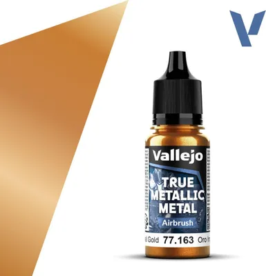 Produktbild von Vallejo Imperial Gold 18 ml - True Metallic Metal Airbrush