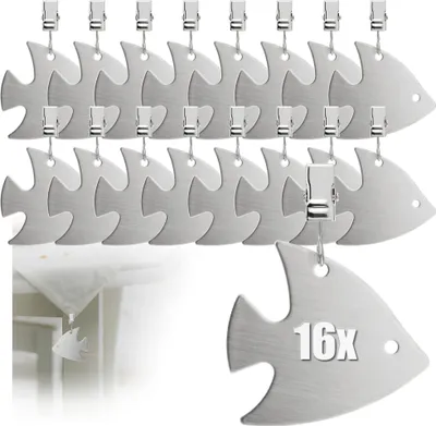 Produktbild von com-four® 16x Tischdeckenbeschwerer - Tischtuchgewichte aus rostfreiem Edelstahl