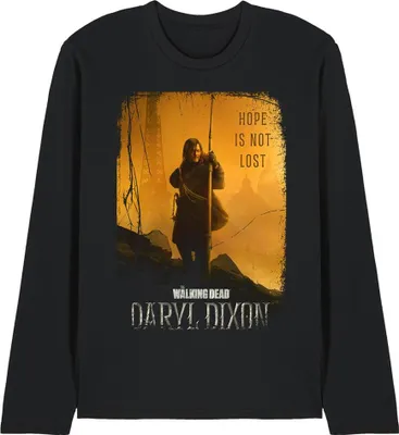 Produktbild von The Walking Dead - T-Shirt für Herren/Damen Uni, Langärmlig TV31376 (L) (Schwarz)