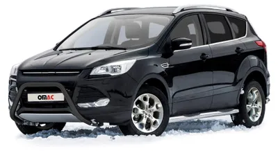 Obrázok produktu pre Ochranná lišta predného nárazníka pre Ford Kuga 2012-2017 s ABE oceľou čierna