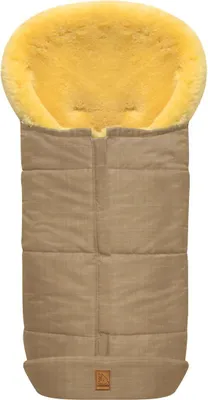 Produktbild von Heitmann Felle Premium Lammfellfußsack Serie "Eisbärchen", Farbe: Beige 975BE