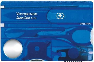 Image de Victorinox SWISSCARD LITE bleu transparent