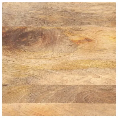 Image de Plateau de table 40x40x2,5 cm Carré bois massif mangue