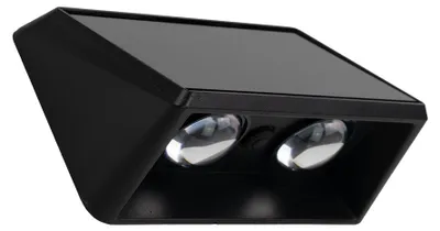 Produktbild von LUXULA LED Solar-Wandleuchte 35 lm einstellbar in warm-, tral- und kaltweiß (CCT) schwarz IP54