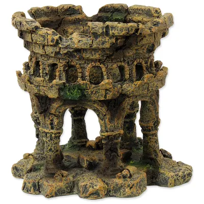 Obrázek produktu pro Dekorace Aqua Excellent Zřícenina hradu 12,5x12x12cm