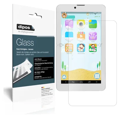 Produktbild von 1x Schutzfolie für XGODY X701 7 Zoll matt - Anti-Shock 9H Folie dipos Glass Kunststoffglas