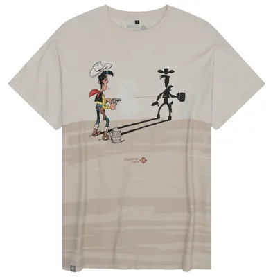 Produktbild von Bavarian Caps T-Shirt "Lucky Luke: Schatten" - beige M