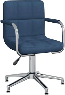 Produktbild von vidaXL Bürostuhl Drehbar Blau Stoff