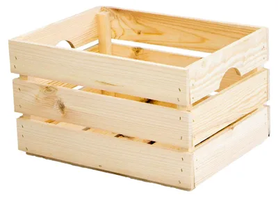 Produktbild von Stapelkiste aus Holz für Gemüse und Obst, nachhaltig und (40x30x23cm, Natur)