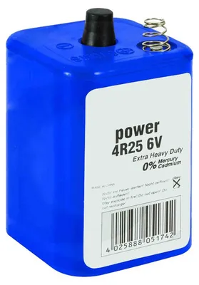 Obrázok produktu pre 6V IEC-4R25 bloková batéria do svetlometu