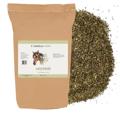 Produktbild von Cavella Pferdefutter Czystek Kraut 1 Kg Für Pferde Zur Unterstützung Von Immunität, Stoffwechsel, Regeneration Und Insektenabwehr