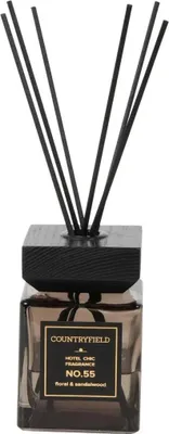 Image de Bâtonnets parfumés Countryfield n° 55 – Fleuri & Bois de santal – Carrés – 500 ml