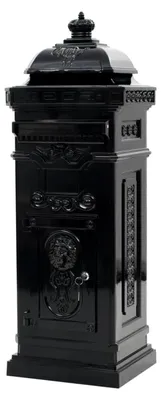 Produktbild von Standbriefkasten Aluminium Vintage Rostfrei Schwarz