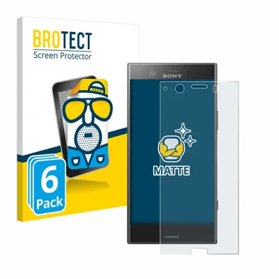 Produktbild von 6x BROTECT Schutzfolie für Sony Xperia XZ1 Compact Displayschutz Displayschutzfolie Folie Matt Entspiegelungsfolie