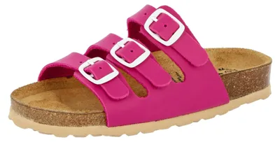 Produktbild von Lico Mädchen Bioline Kids 3-schnaller Pantoletten, Pink, 29 EU