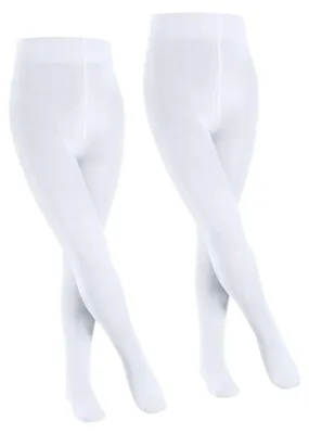 Immagine prodotto di CALZE FALKE Unisex per bambini, modello Family, confezione da 2 pezzi, cotone, spessore medio, tinta unita