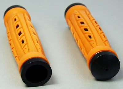 Obrázek produktu pro V BIKE E-Bike Gumové rukojeti Gumové černé/oranžové