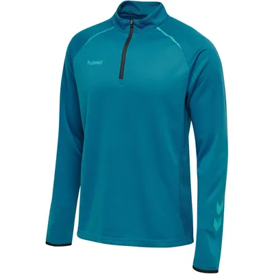 Produktbild von hummel hmlAUTHENTIC PRO HALF ZIP SWEAT - CELESTIAL - 2XL