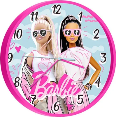 Obrázok produktu pre Nástenné hodiny Barbie 25 cm BB00014
