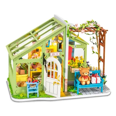 Obrázok produktu pre 3D puzzle Mini domček Kvety jarného stretnutia, RoLife, 124 dielikov