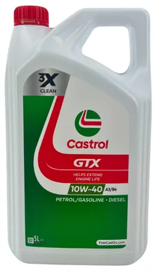 Produktbild von Castrol GTX Benzin-Diesel-Motorenöl 10W40 5 L