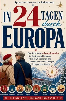 Zdjęcie produktu dla Sprachreise-Adventskalender für Rentner und Senioren - In 24 Tagen durch Europa