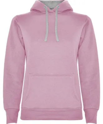 Produktbild von Roly - "Urban" Kapuzenpullover für Damen LT5544 (L) (Hellrosa/Grau meliert)